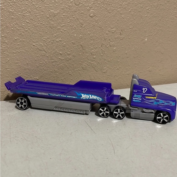 Toys Vintage Hot Wheels Semi Truck Trailer Loop Redline No Factory Race Support Poshmark